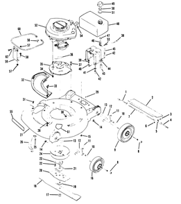 Part Location Diagram of 319808 Lawn Boy Spring Clip